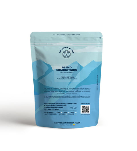 Café blend comunitario de especialidad origen Cauca Colombia Native Root Coffee