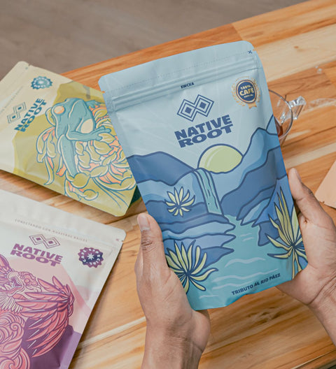 Pack favoritos café de especialidad colombiano origen Cauca Native Root Coffee