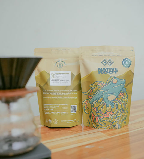 Café Bourbon Pimienta proceso experimental de especialidad Cauca Colombia Native Root