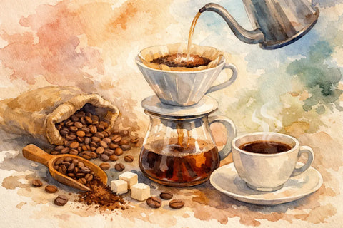 Cómo preparar café V60 y lograr una taza dulce